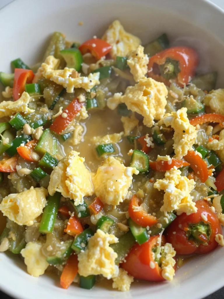 Egg and Veggie Stuffed Peppers