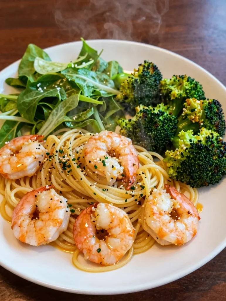 Garlic Butter Shrimp Pasta