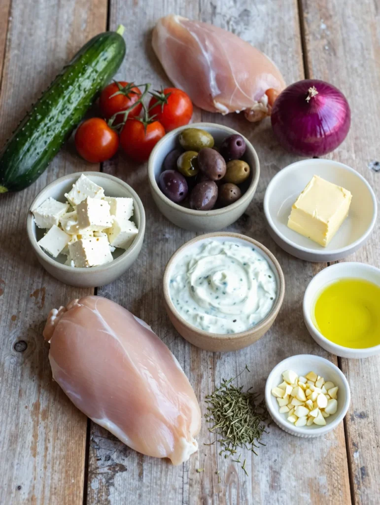 Greek Chicken Bowls