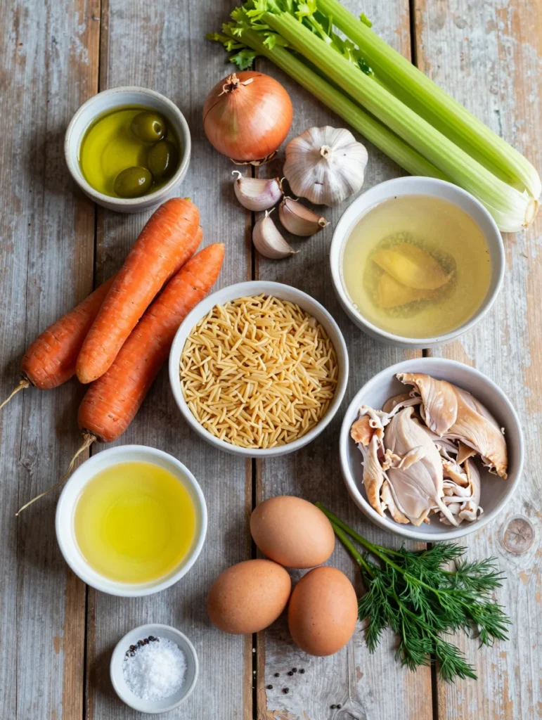 Greek Lemon Orzo Soup