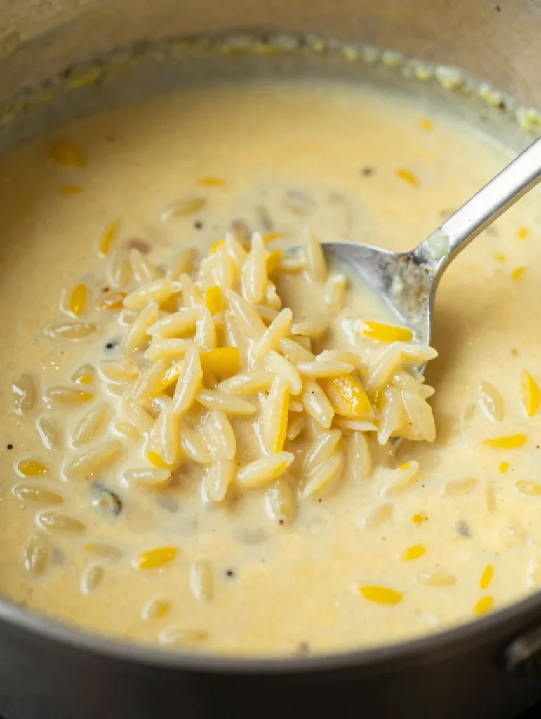 Greek Lemon Orzo Soup