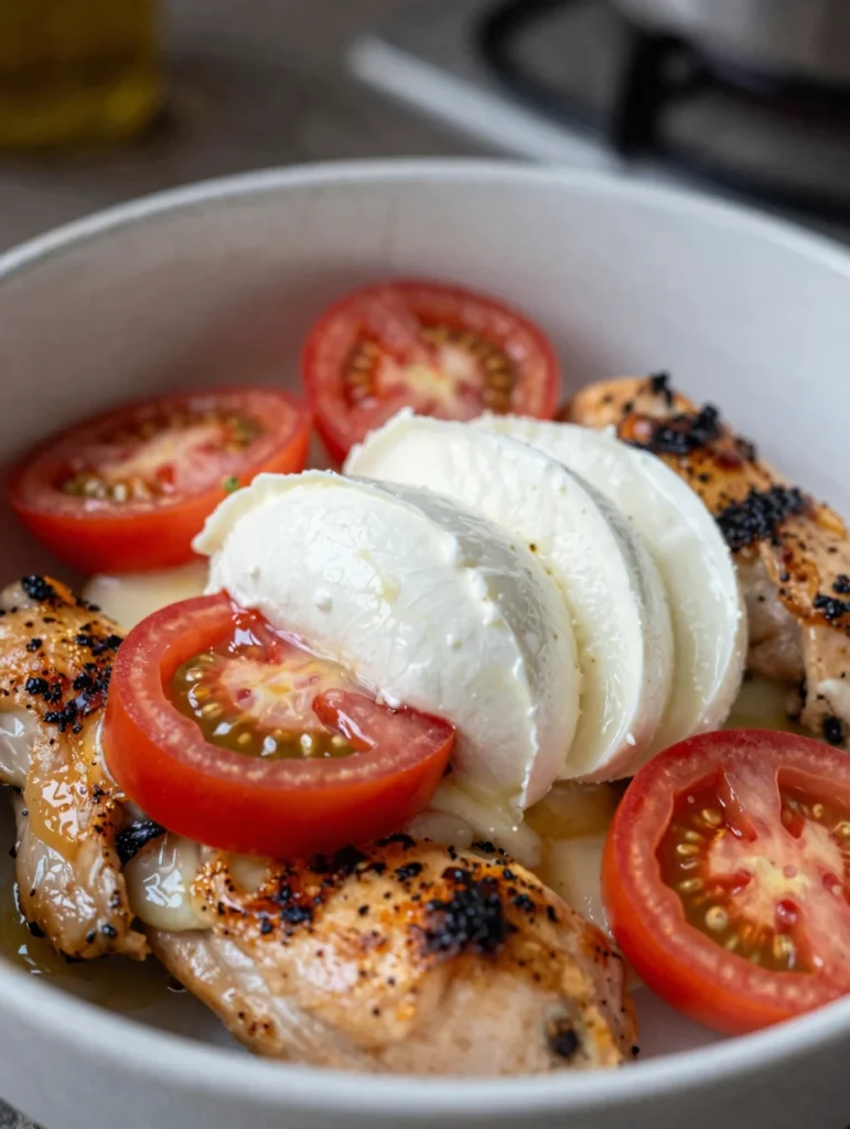 Grilled Chicken Caprese