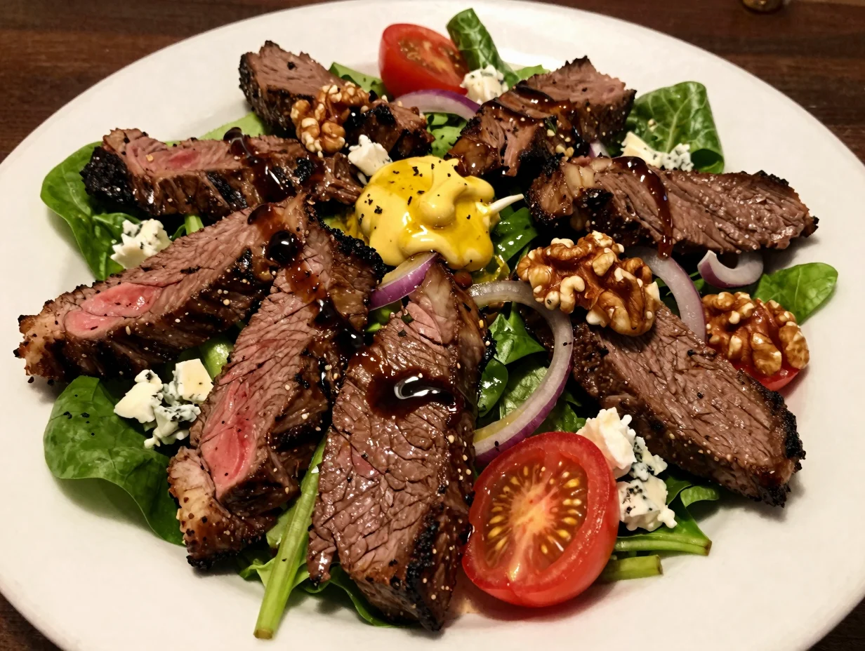 Grilled Flank Steak Salad