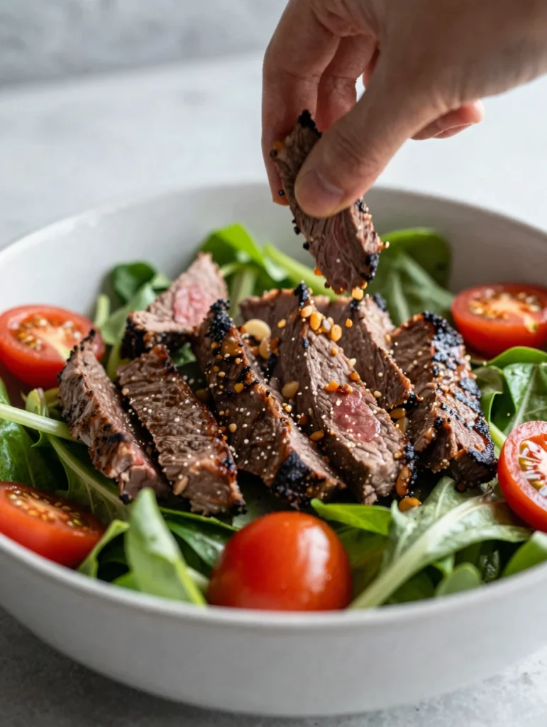 Grilled Flank Steak Salad