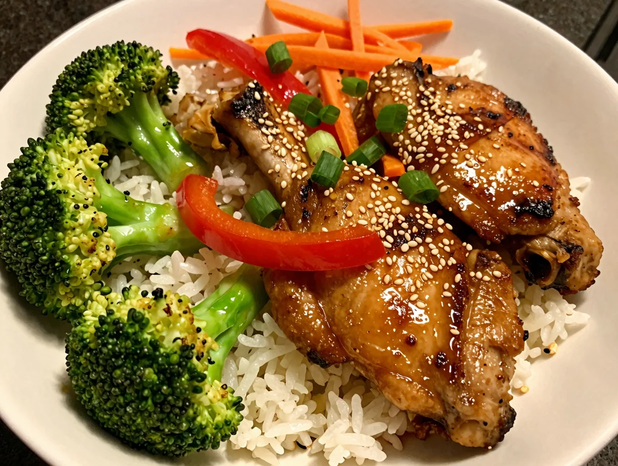 Grilled Teriyaki Chicken Bowls