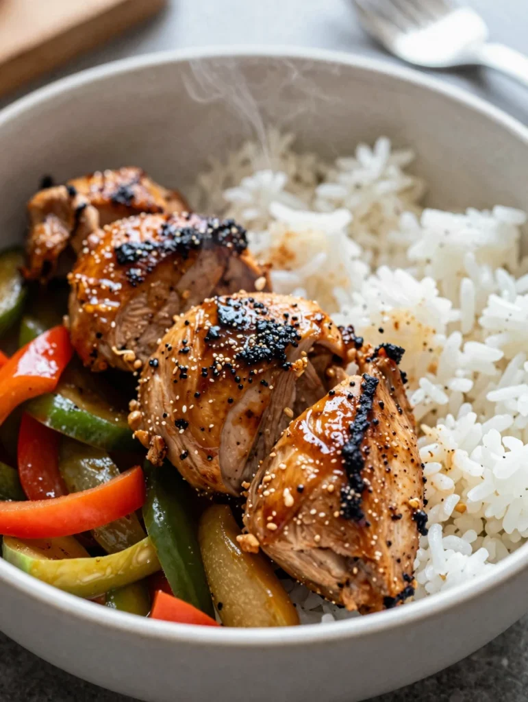 Grilled Teriyaki Chicken Bowls