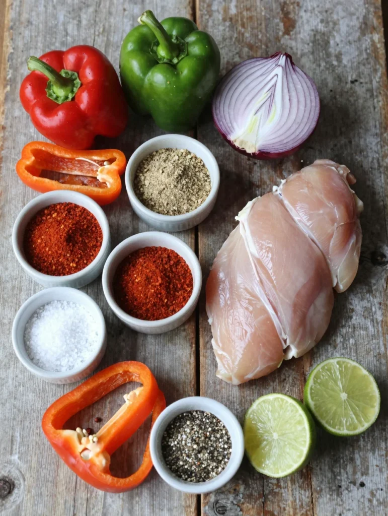Healthy Chicken Fajita Bowls