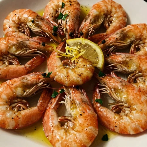 Lemon Pepper Grilled Shrimp