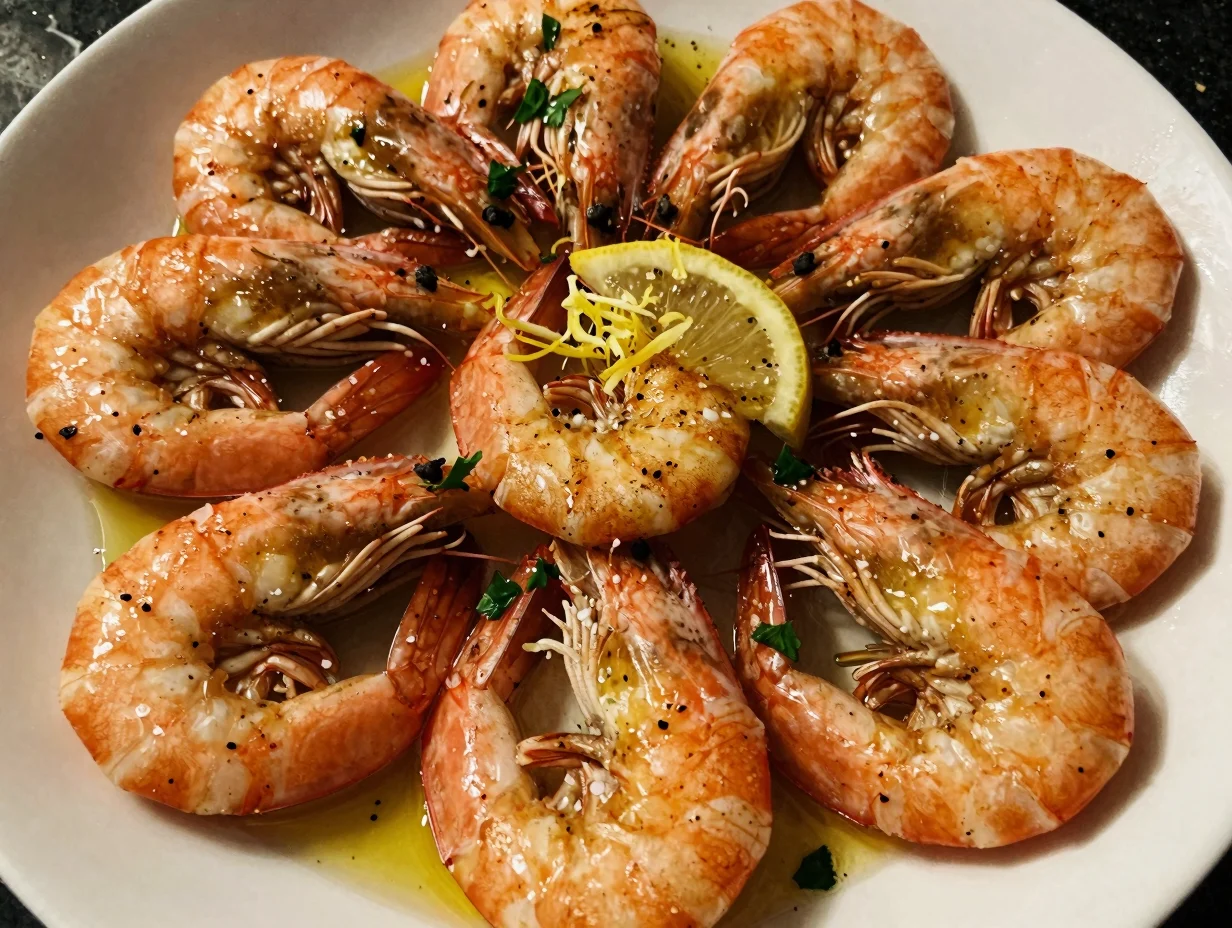Lemon Pepper Grilled Shrimp