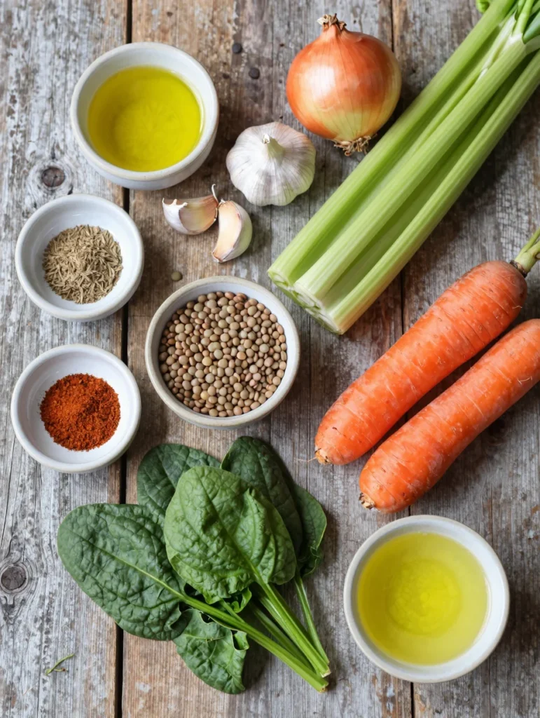 Lentil and Spinach Soup