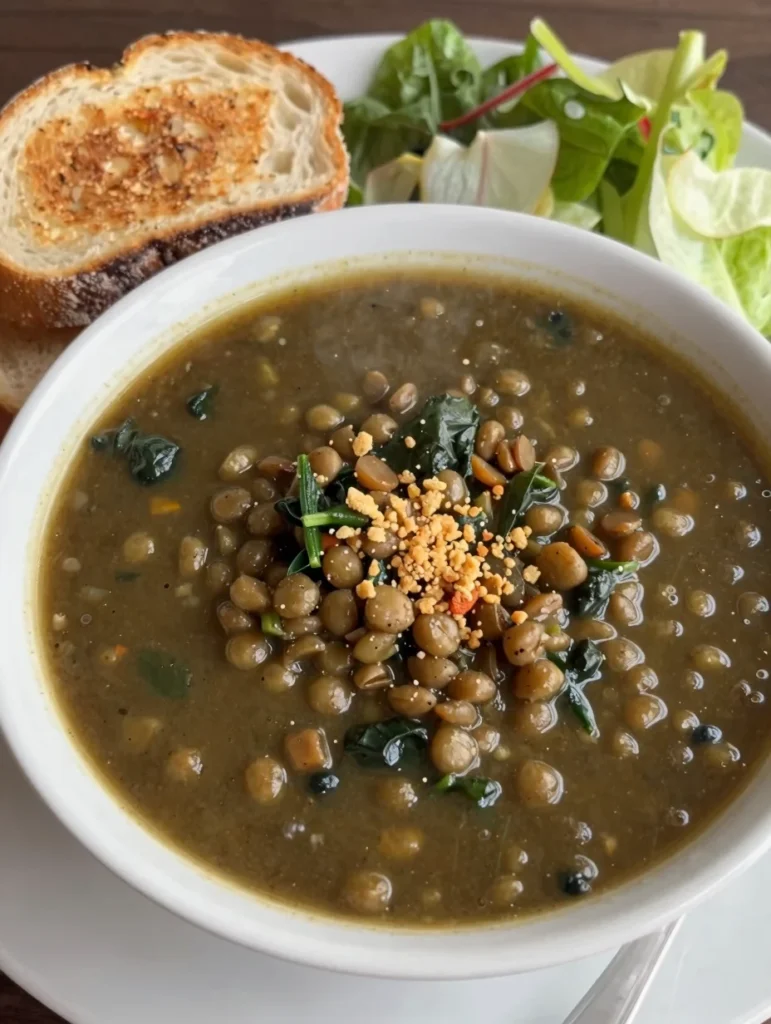 Lentil and Spinach Soup