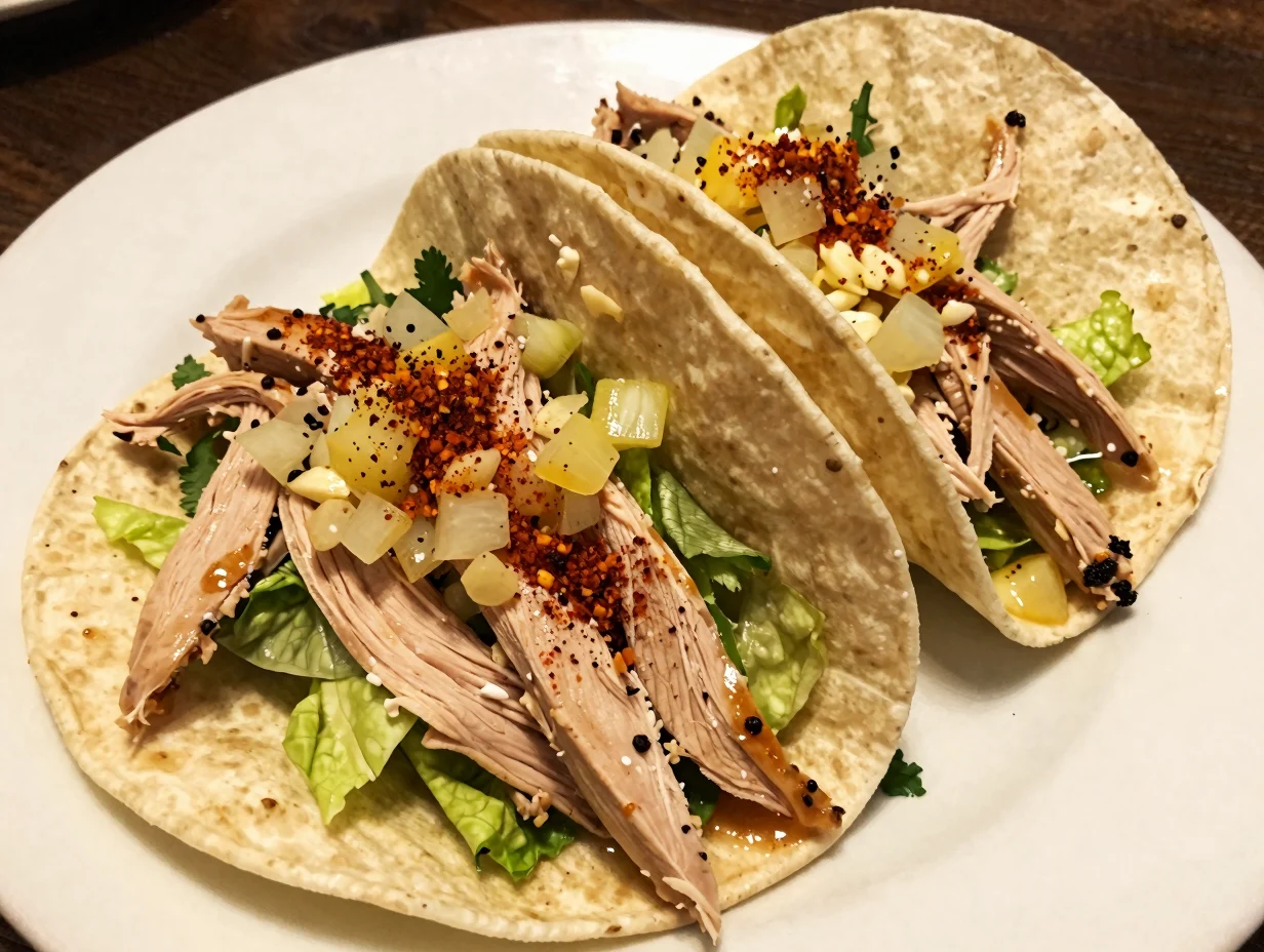 Light Turkey Lettuce Tacos