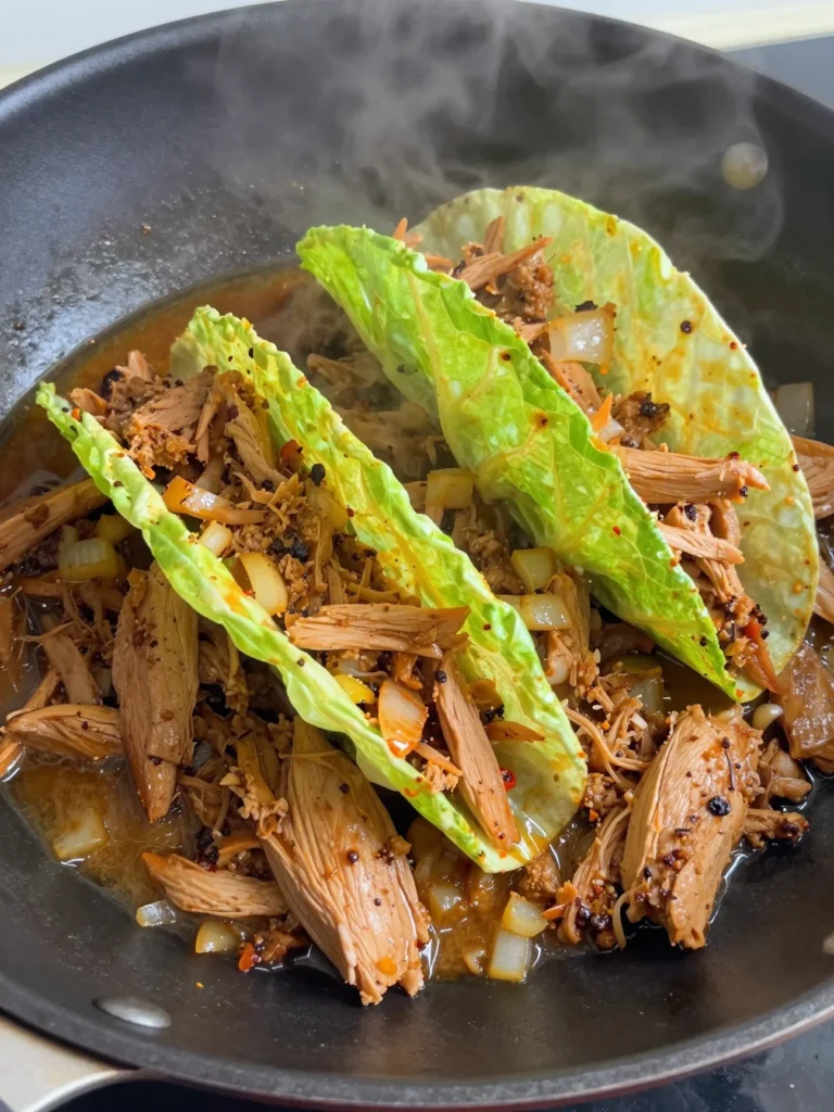 Light Turkey Lettuce Tacos