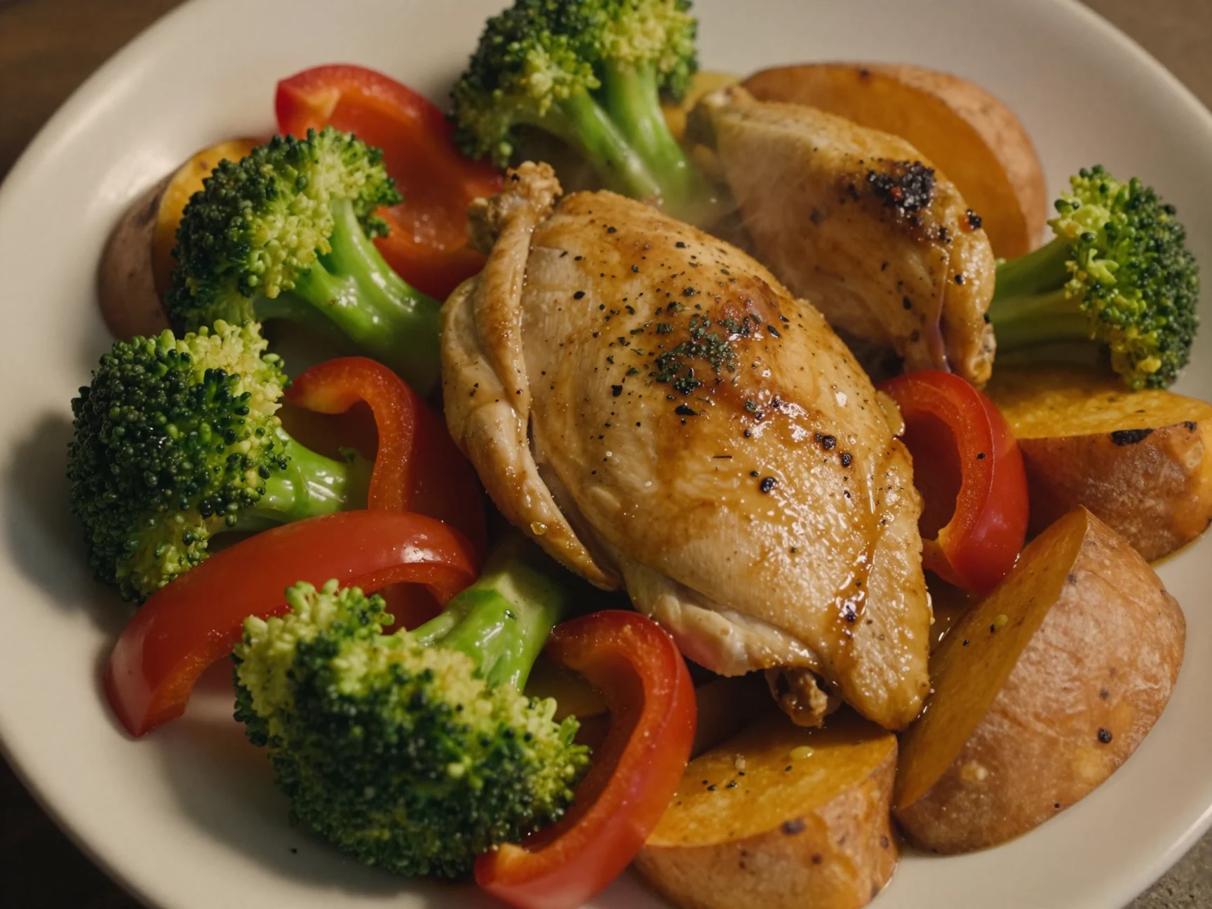 One Pan Chicken and Veggies