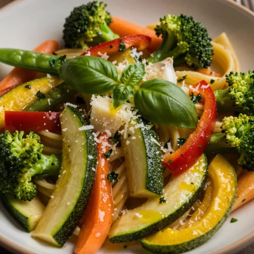 Pasta Primavera with Garden Veggies
