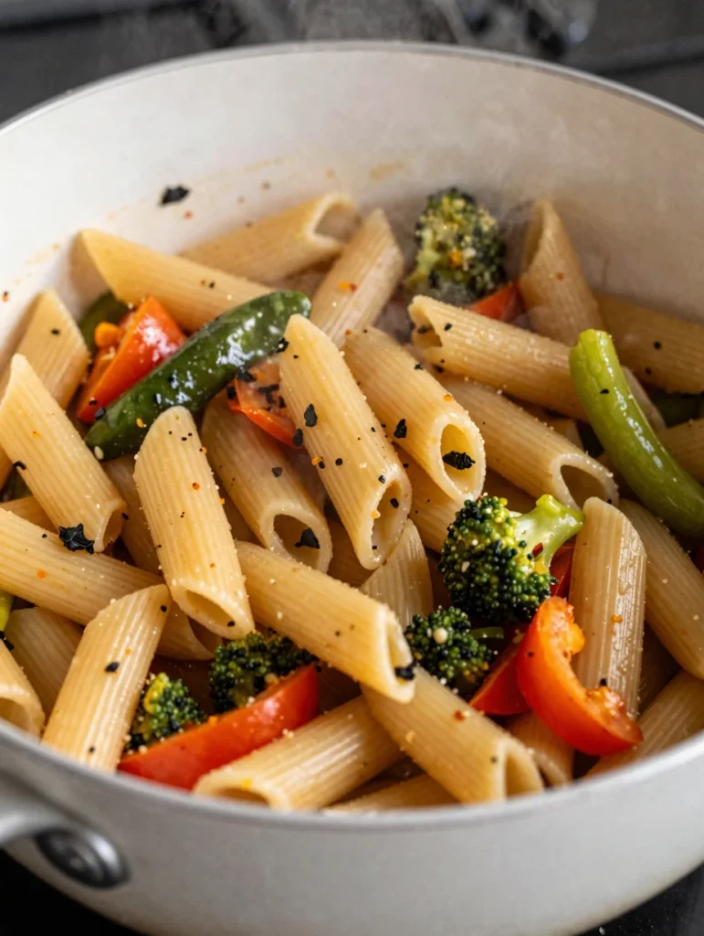 Pasta Primavera with Garden Veggies