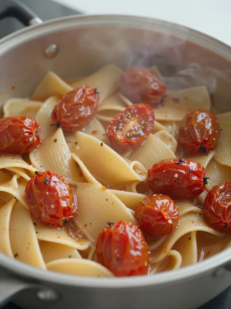 Pasta with Roasted Cherry Tomatoes