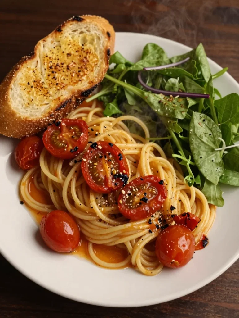 Pasta with Roasted Cherry Tomatoes