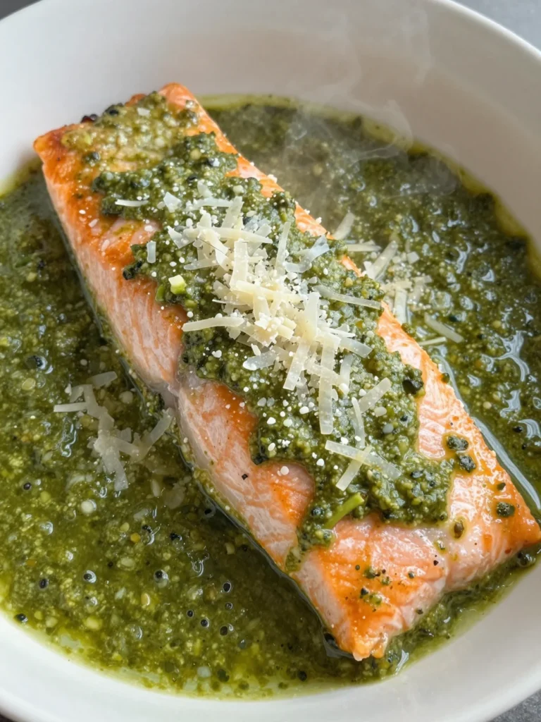 Pesto Baked Salmon