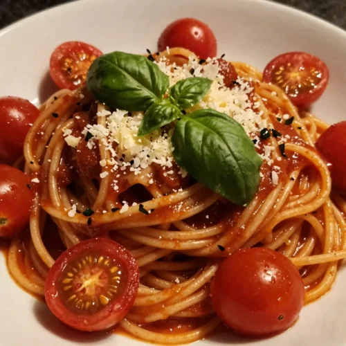 Quick Tomato Basil Pasta