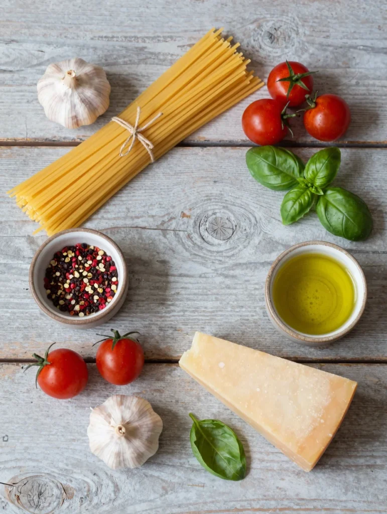 Quick Tomato Basil Pasta