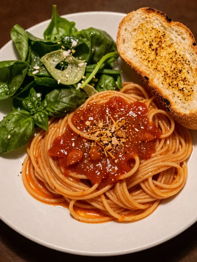 Quick Tomato Basil Pasta
