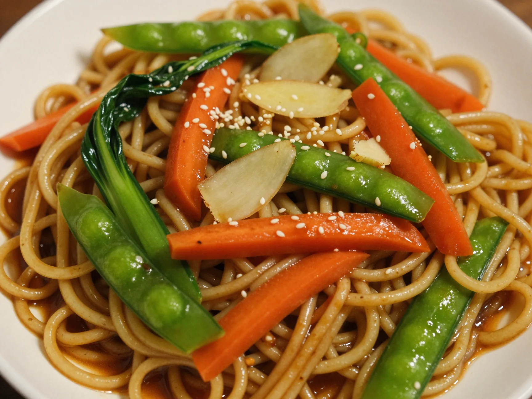 Quick Veggie Lo Mein