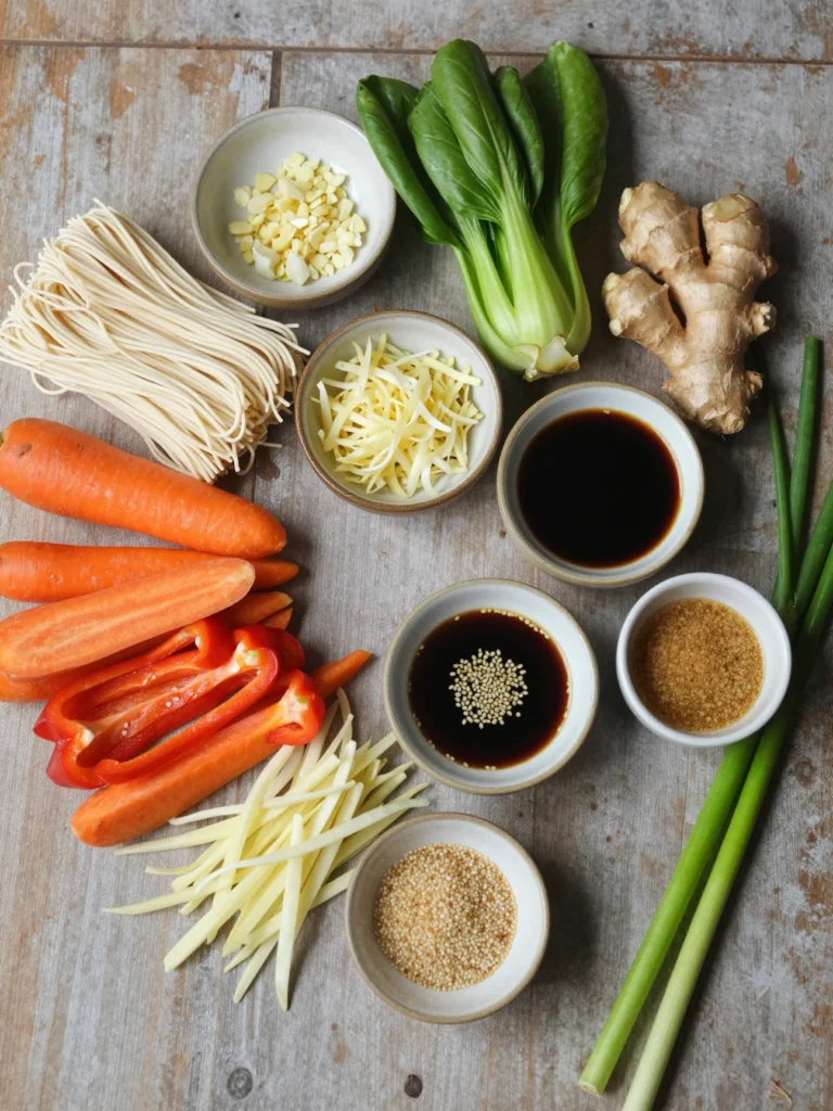 Quick Veggie Lo Mein