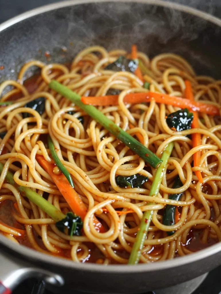 Quick Veggie Lo Mein