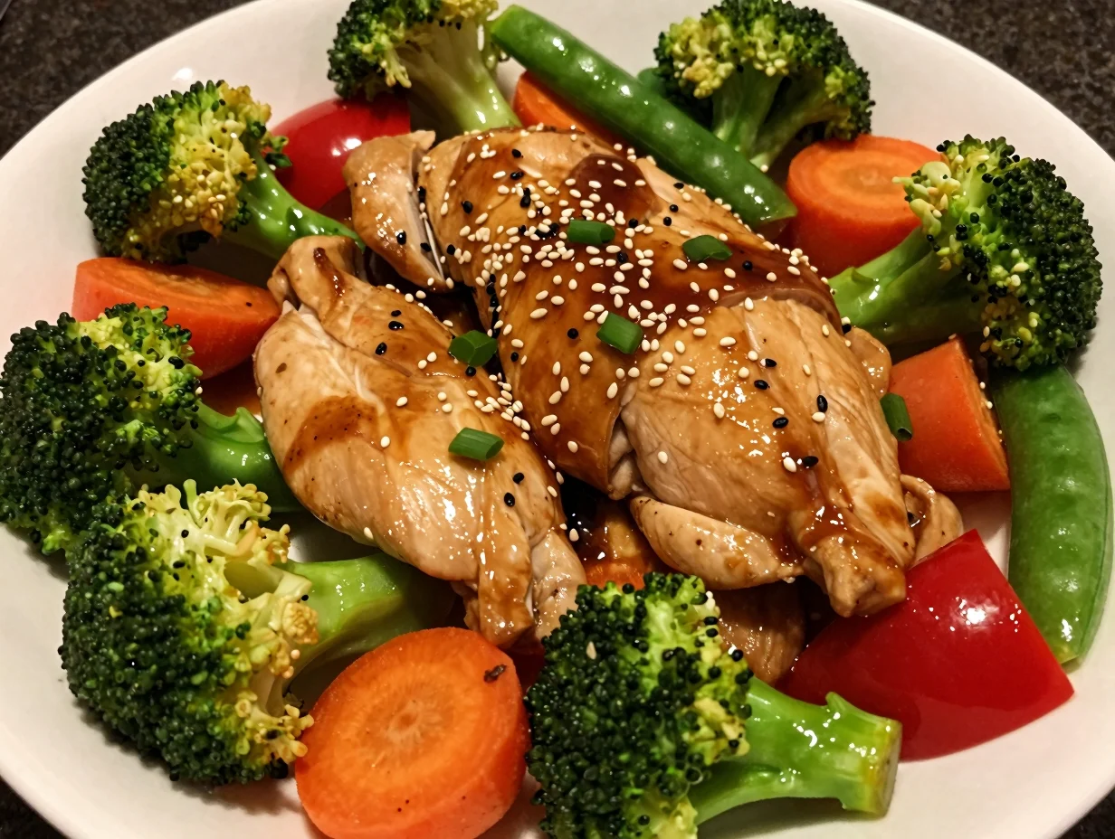 Sesame Chicken Veggie Bowls