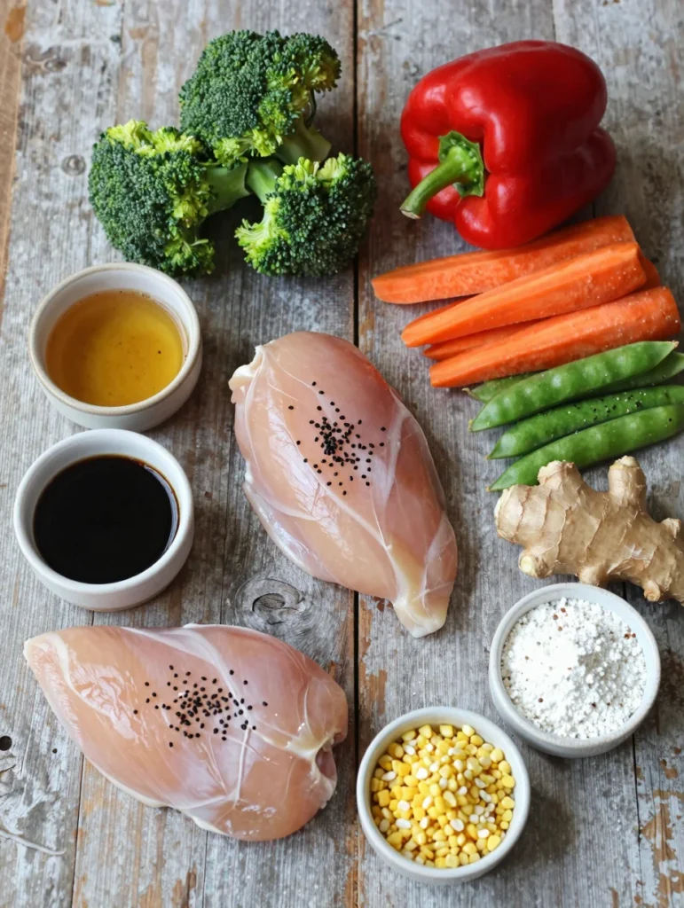 Sesame Chicken Veggie Bowls