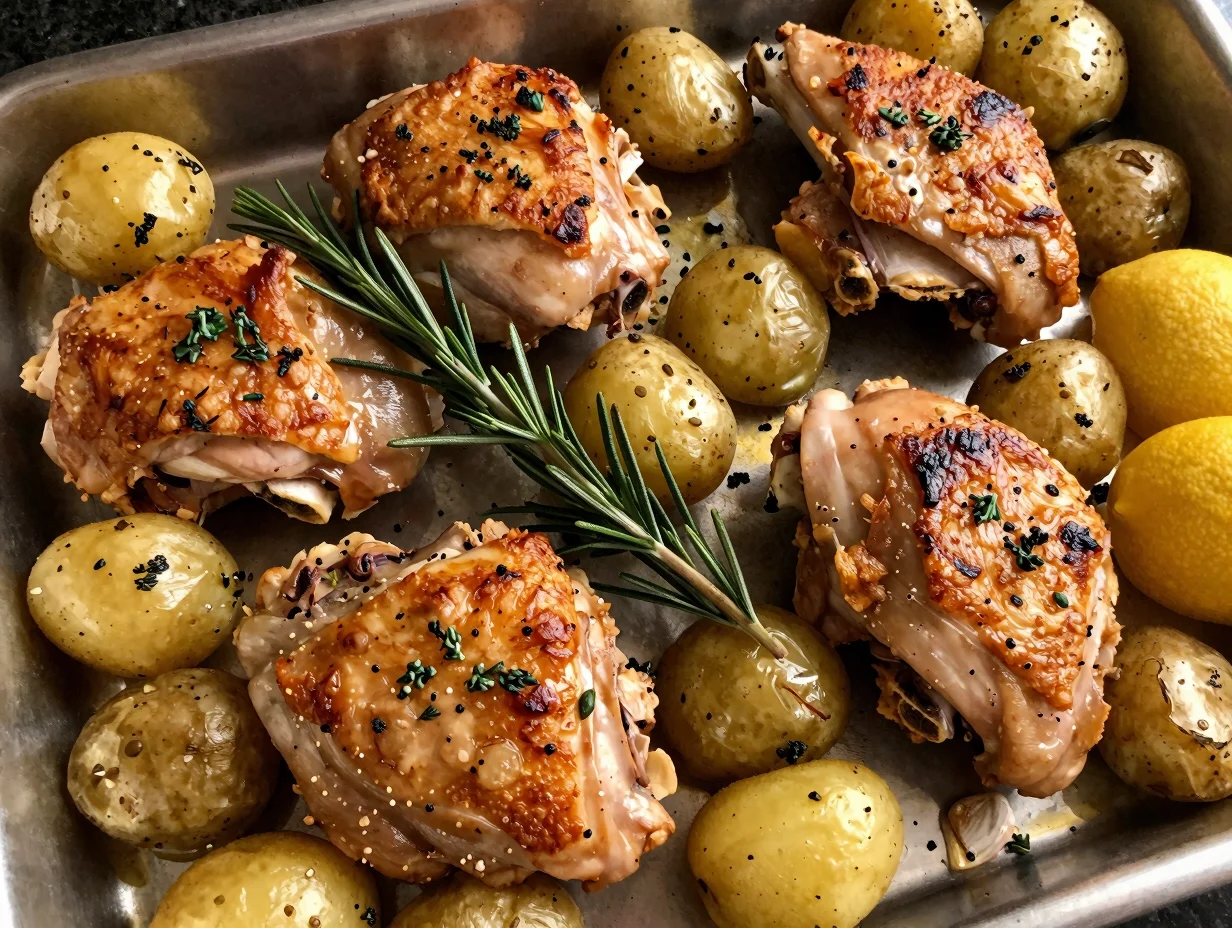 Sheet Pan Chicken and Potatoes