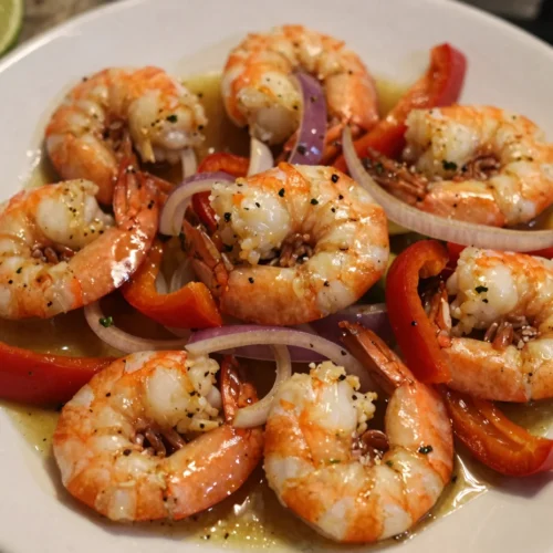 Sheet Pan Shrimp Fajitas