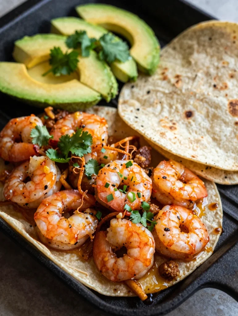 Sheet Pan Shrimp Fajitas