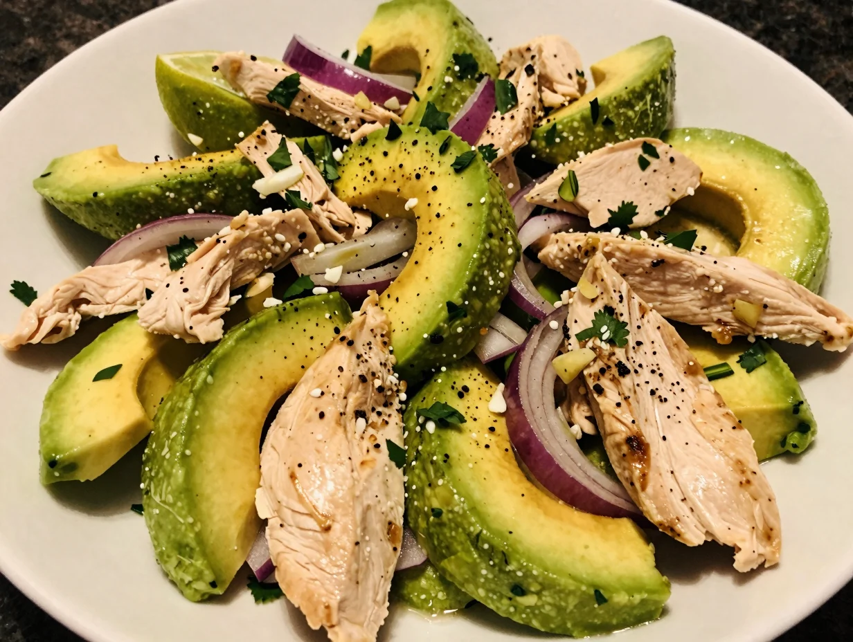 Simple Avocado Chicken Salad