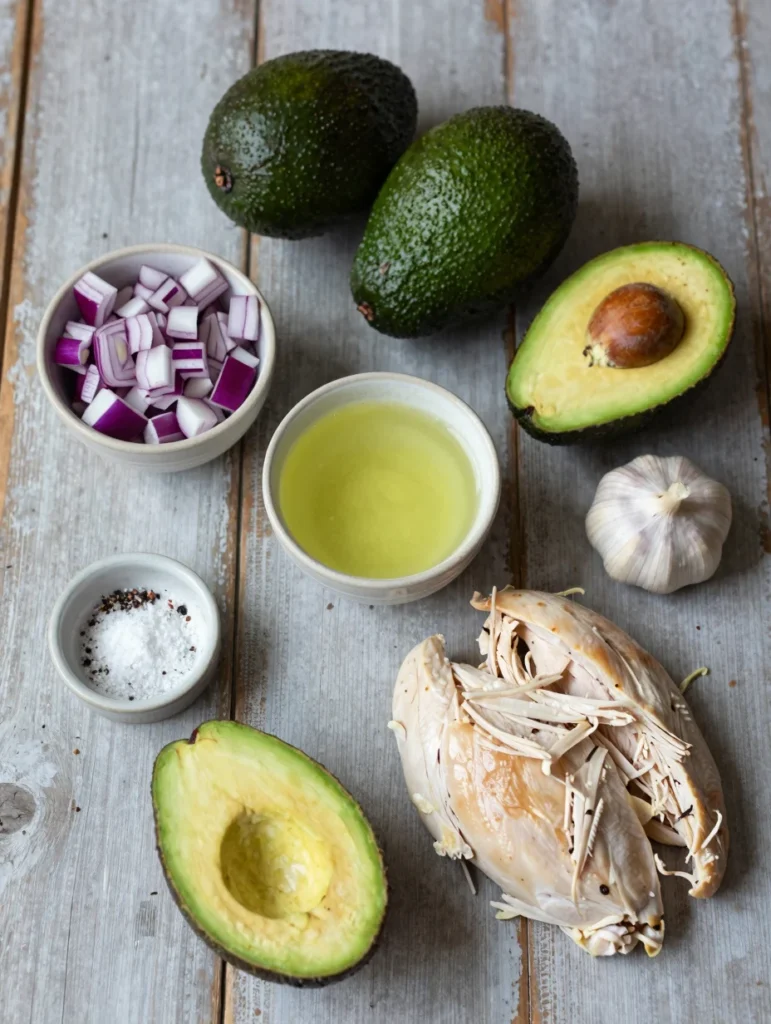 Simple Avocado Chicken Salad