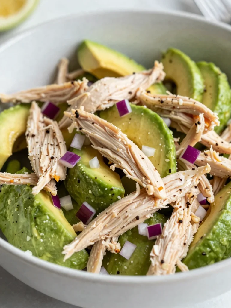 Simple Avocado Chicken Salad
