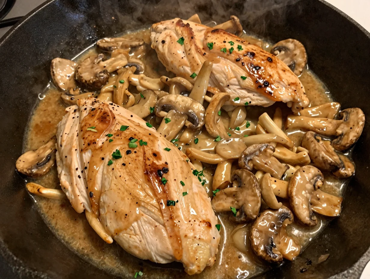 Skillet Chicken Marsala