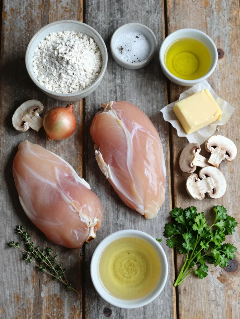 Skillet Chicken Marsala