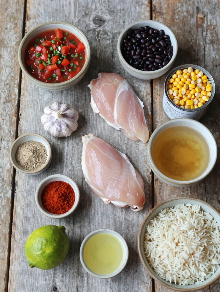 Slow Cooker Chicken Burrito Bowls
