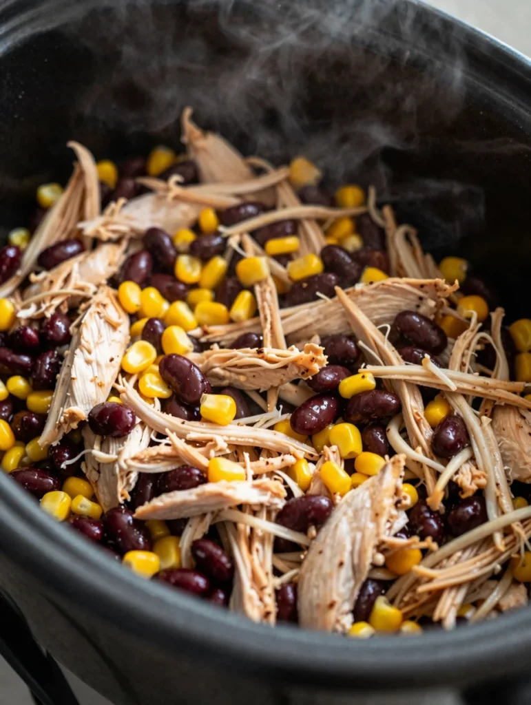 Slow Cooker Chicken Burrito Bowls