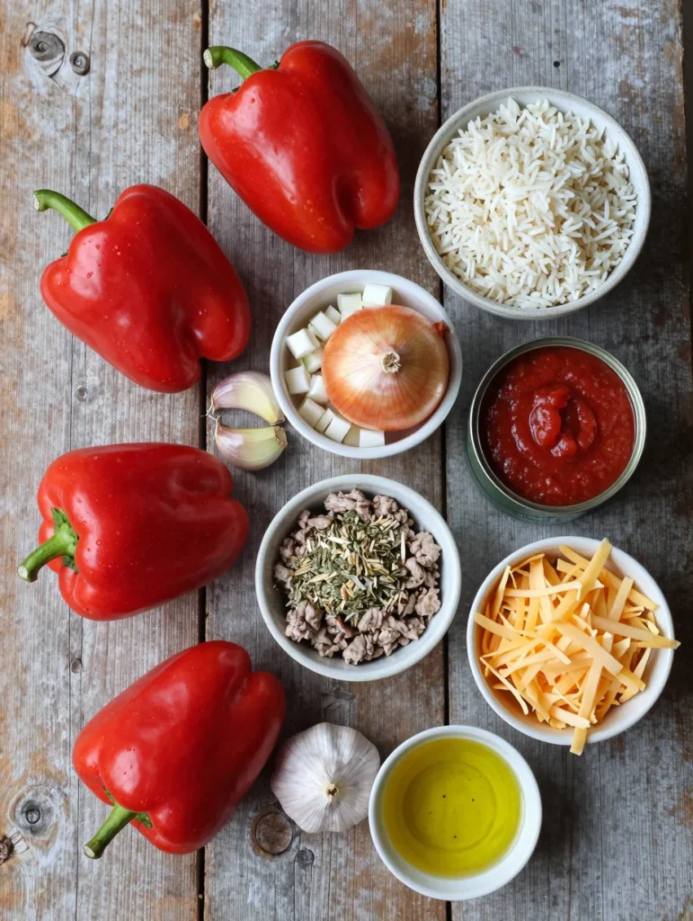 Turkey Stuffed Peppers