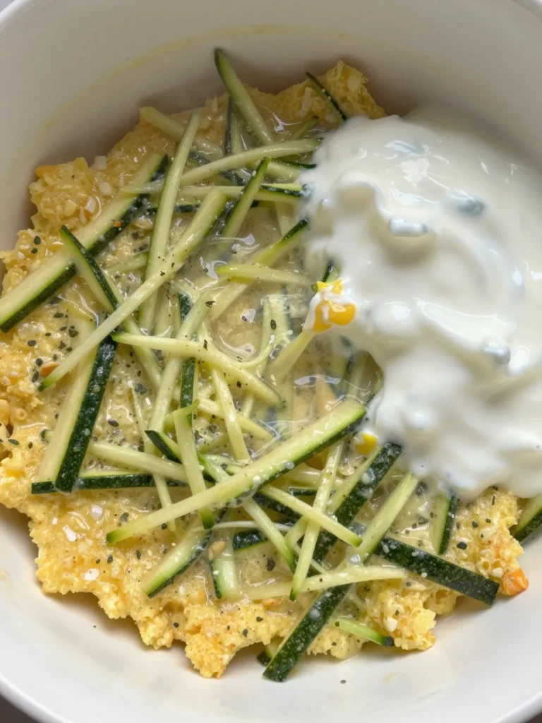 Zucchini Fritters with Yogurt Dip