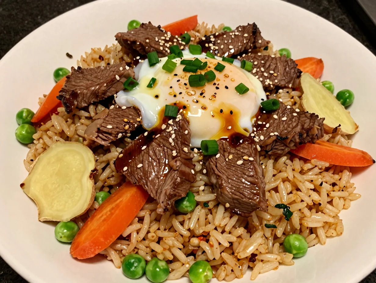 20-Minute Beef Fried Rice