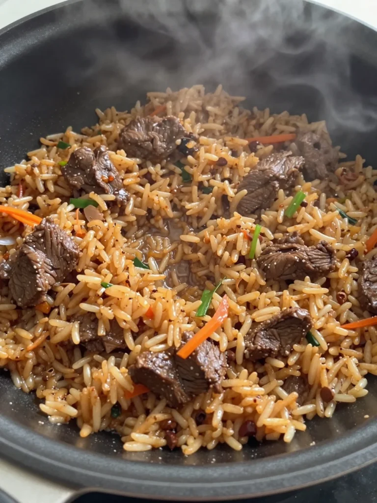 20-Minute Beef Fried Rice