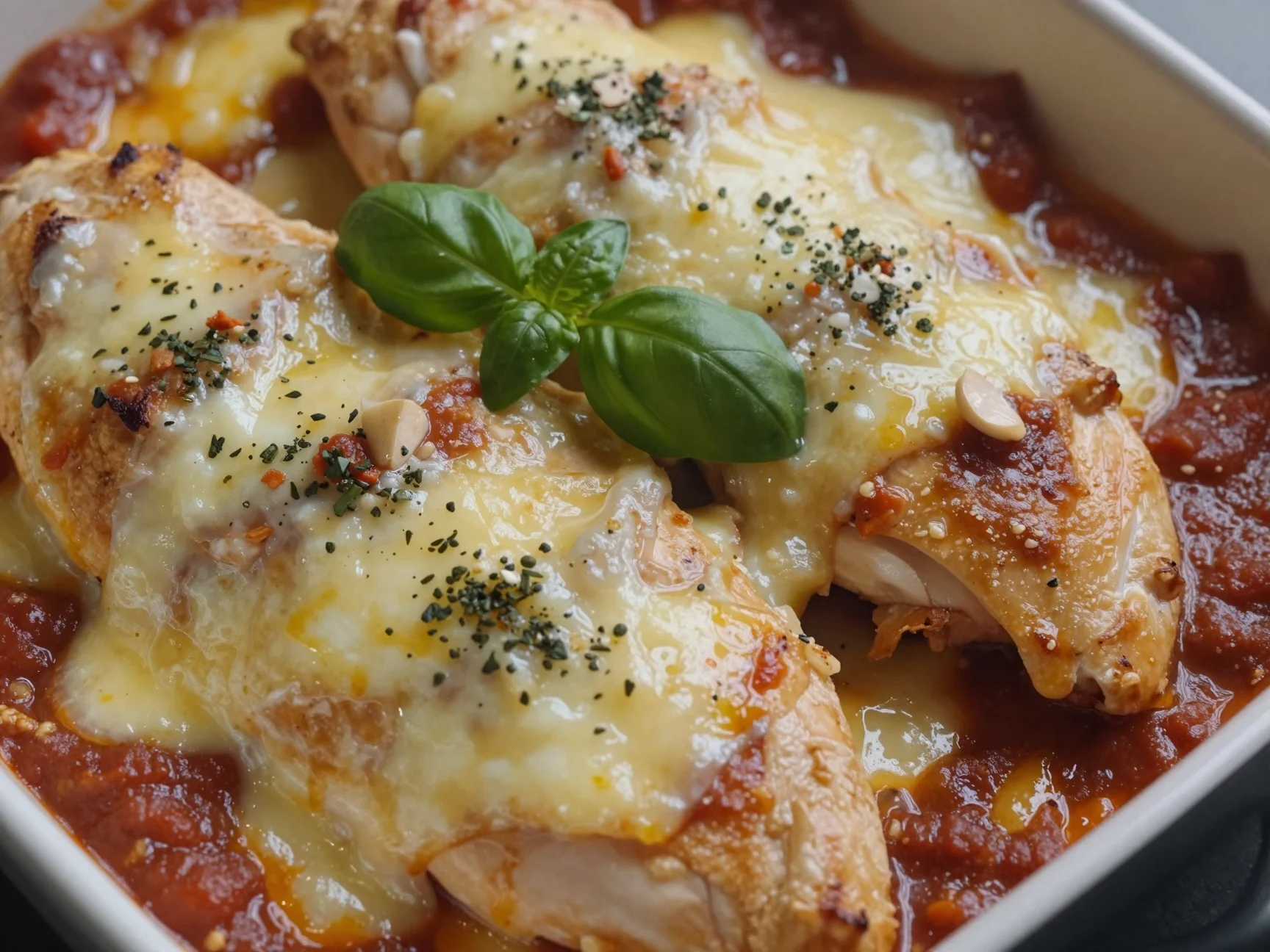 Baked Mozzarella Chicken