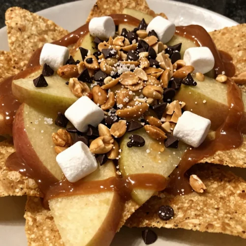 Caramel Apple Nachos