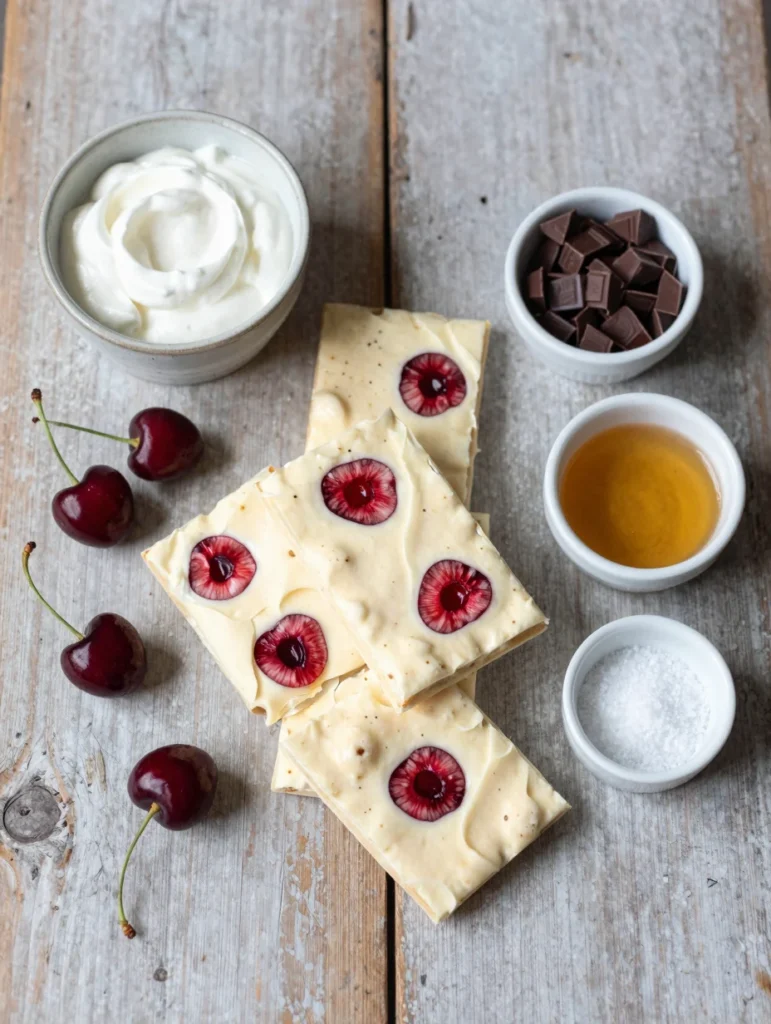 Cherry Garcia Ice Cream Bark