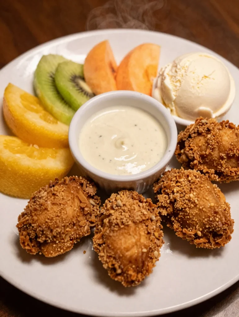 Churro Bites with Dipping Sauce