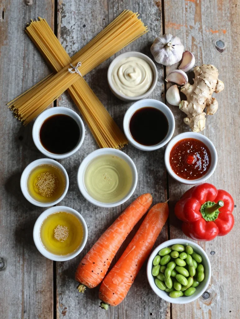 Cold Sesame Noodle Meal Prep